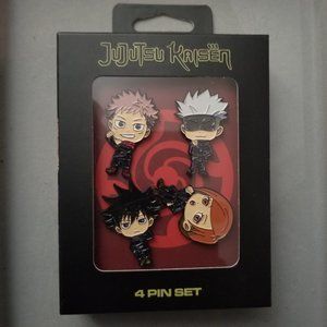 Jujutsu Kaisen Chibi Pins 4 pack (Set # 2)